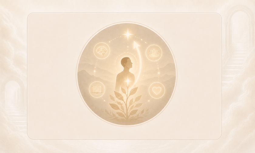 Personal growth illustration for lucid dreaming coaching